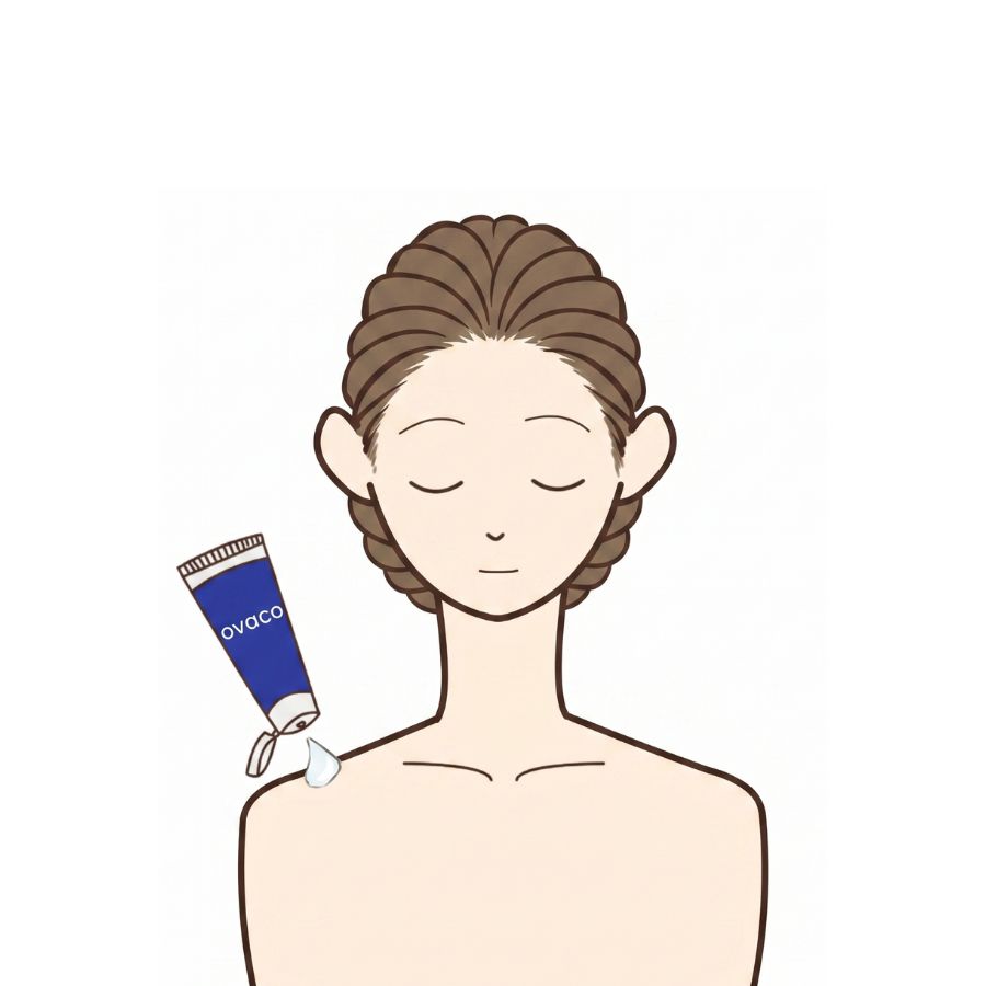 赤青クリームの使用イメージ3